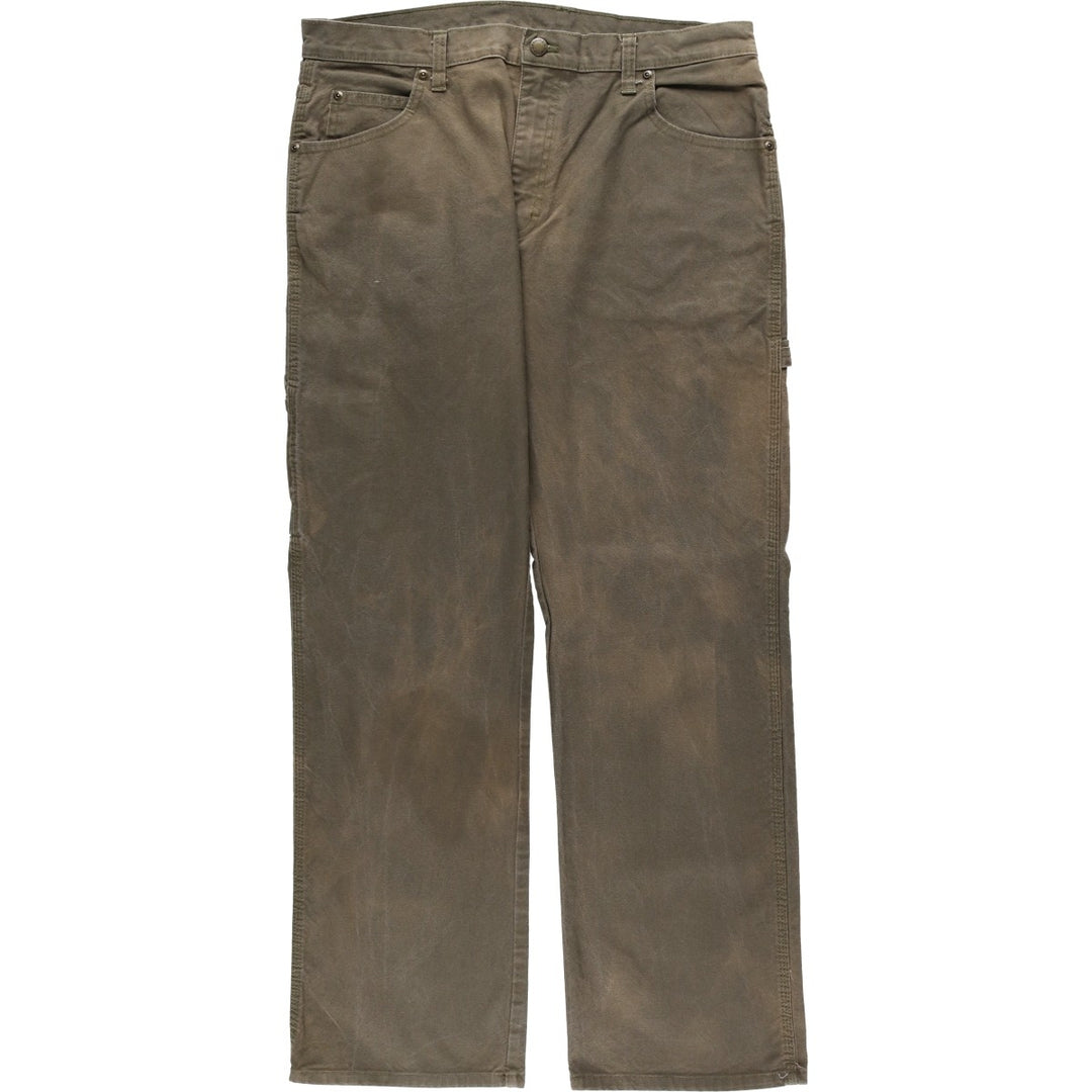 Dickies Duck Painter Pants Men's W36 cotton Khaki type brown Vintage Second Hand