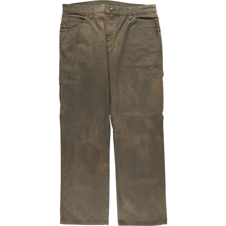 Dickies Duck Painter Pants Men's W36 cotton Khaki type brown Vintage Second Hand
