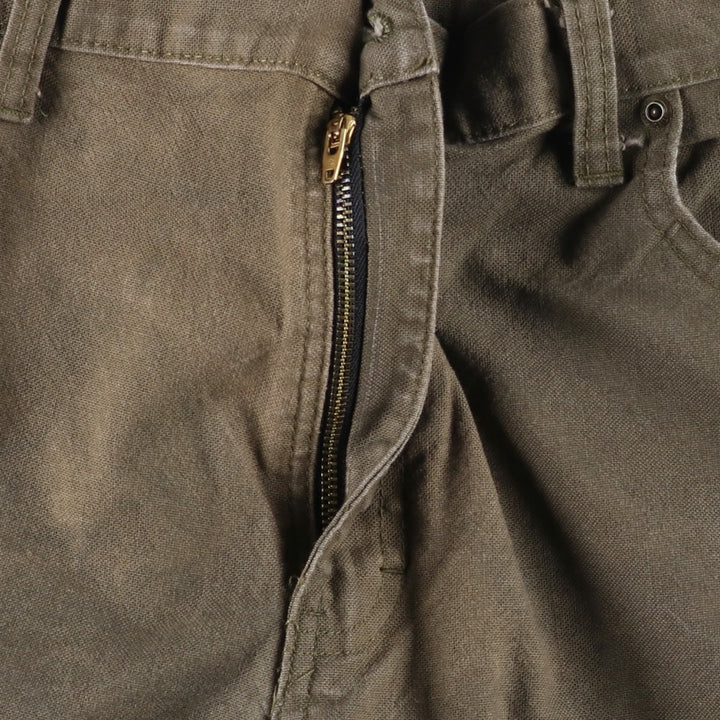 Dickies Duck Painter Pants Men's W36 cotton Khaki type brown Vintage Second Hand