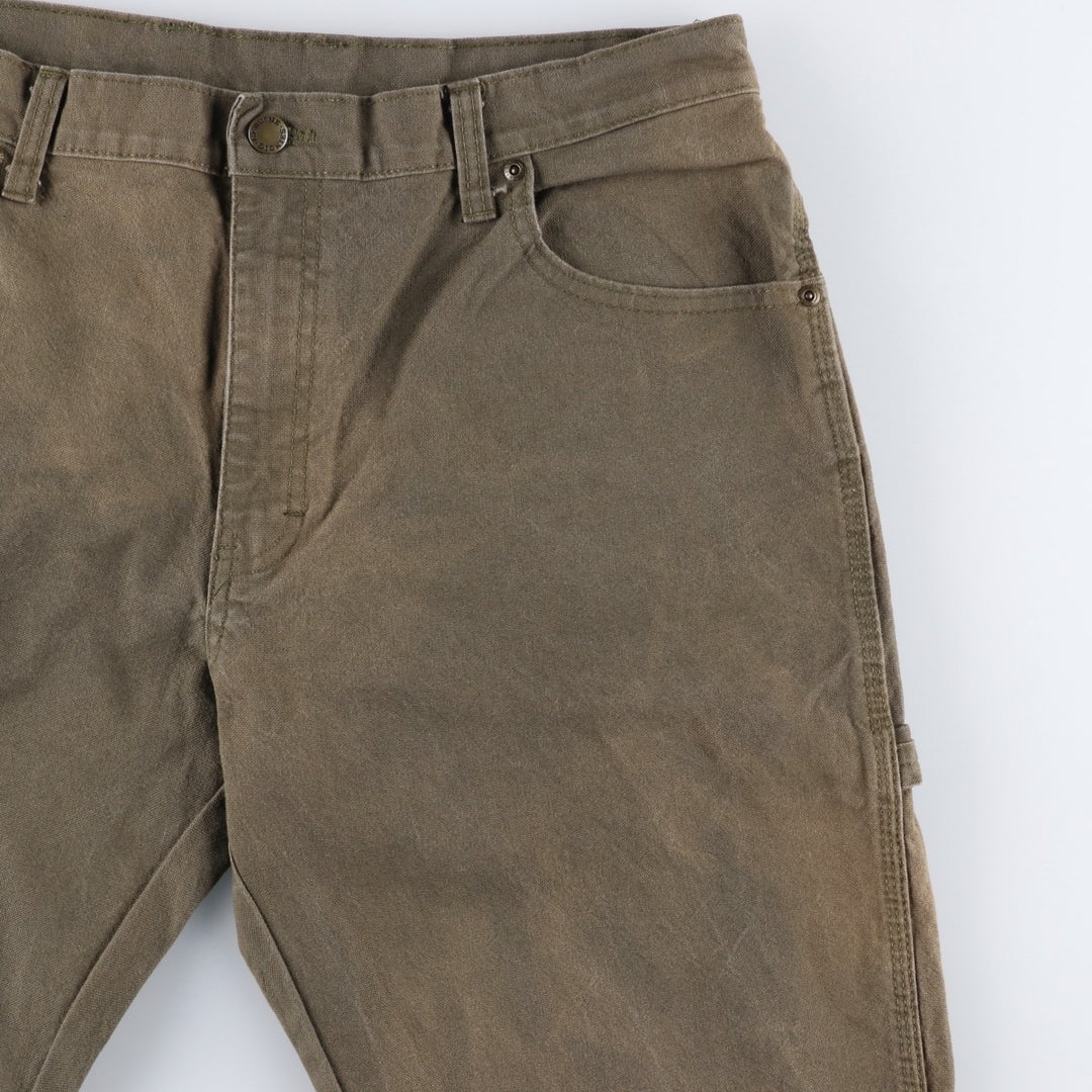 Dickies Duck Painter Pants Men's W36 cotton Khaki type brown Vintage Second Hand