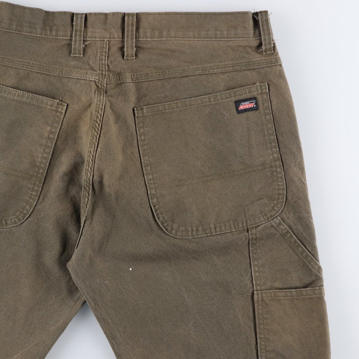 Dickies Duck Painter Pants Men's W36 cotton Khaki type brown Vintage Second Hand