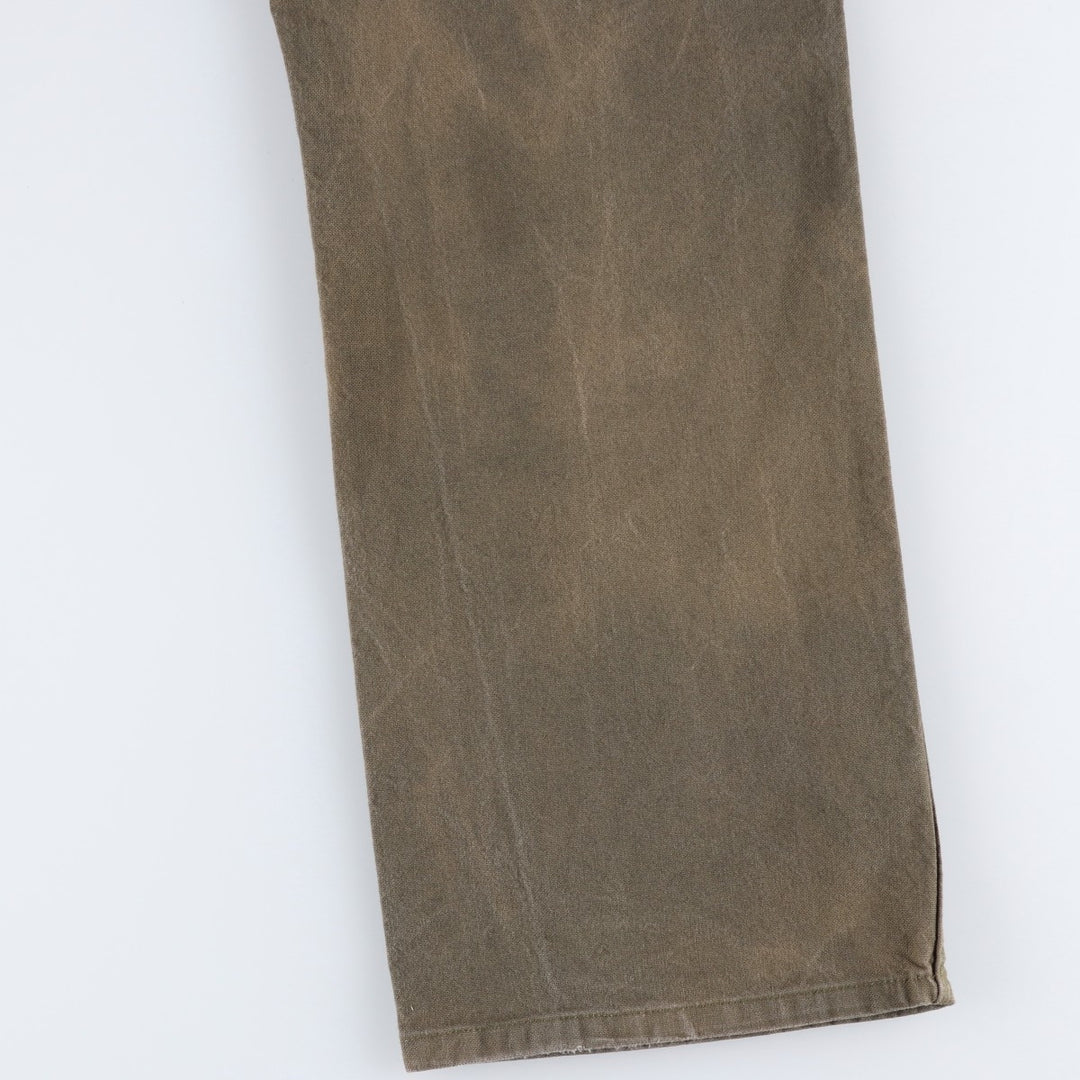 Dickies Duck Painter Pants Men's W36 cotton Khaki type brown Vintage Second Hand