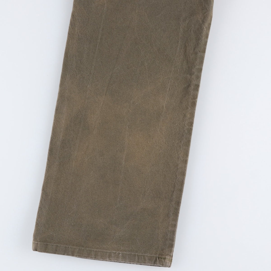 Dickies Duck Painter Pants Men's W36 cotton Khaki type brown Vintage Second Hand