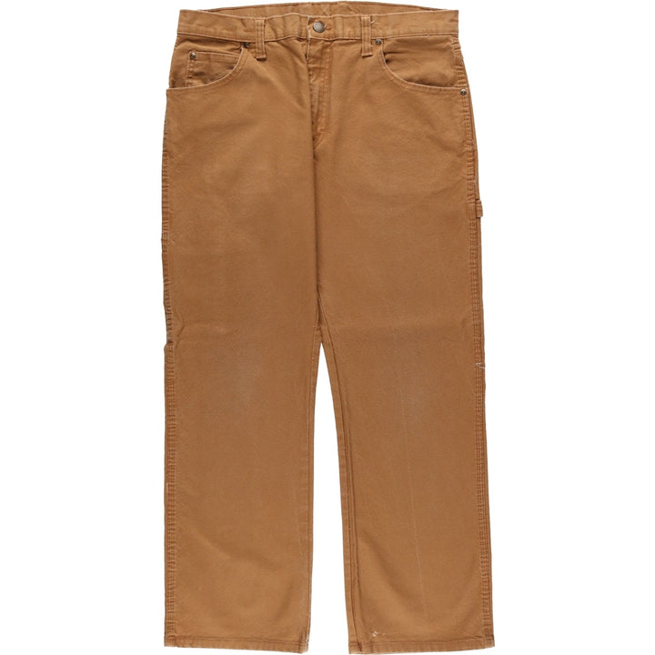 Dickies Duck Painter Pants Men's W35 equivalent cotton ocher yellow type Vintage Second Hand