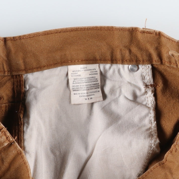 Dickies Duck Painter Pants Men's W35 equivalent cotton ocher yellow type Vintage Second Hand