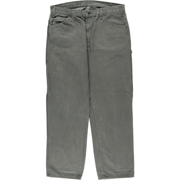 Dickies Duck Painter Pants Men's W36 cotton Charcoal Vintage Second Hand
