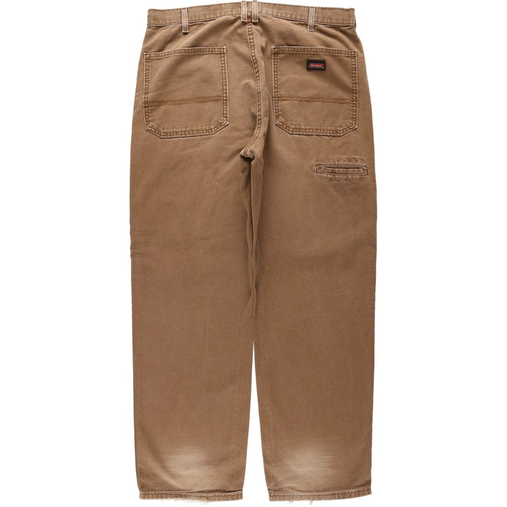 Dickies Relaxed Fit Duck Work Pants, Men's W37 (approx.) cotton brown type Vintage Second Hand