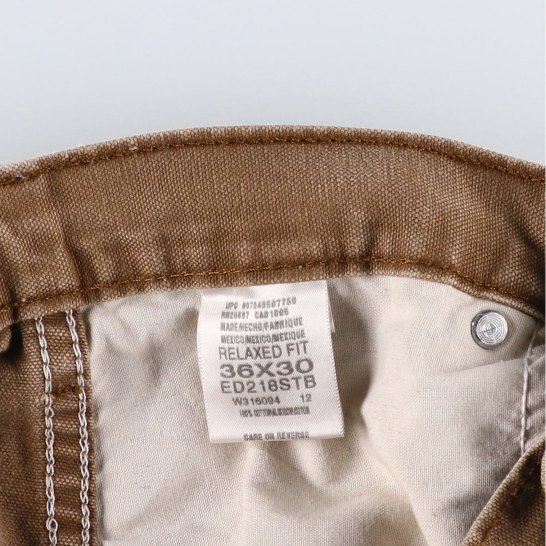Dickies Relaxed Fit Duck Work Pants, Men's W37 (approx.) cotton brown type Vintage Second Hand