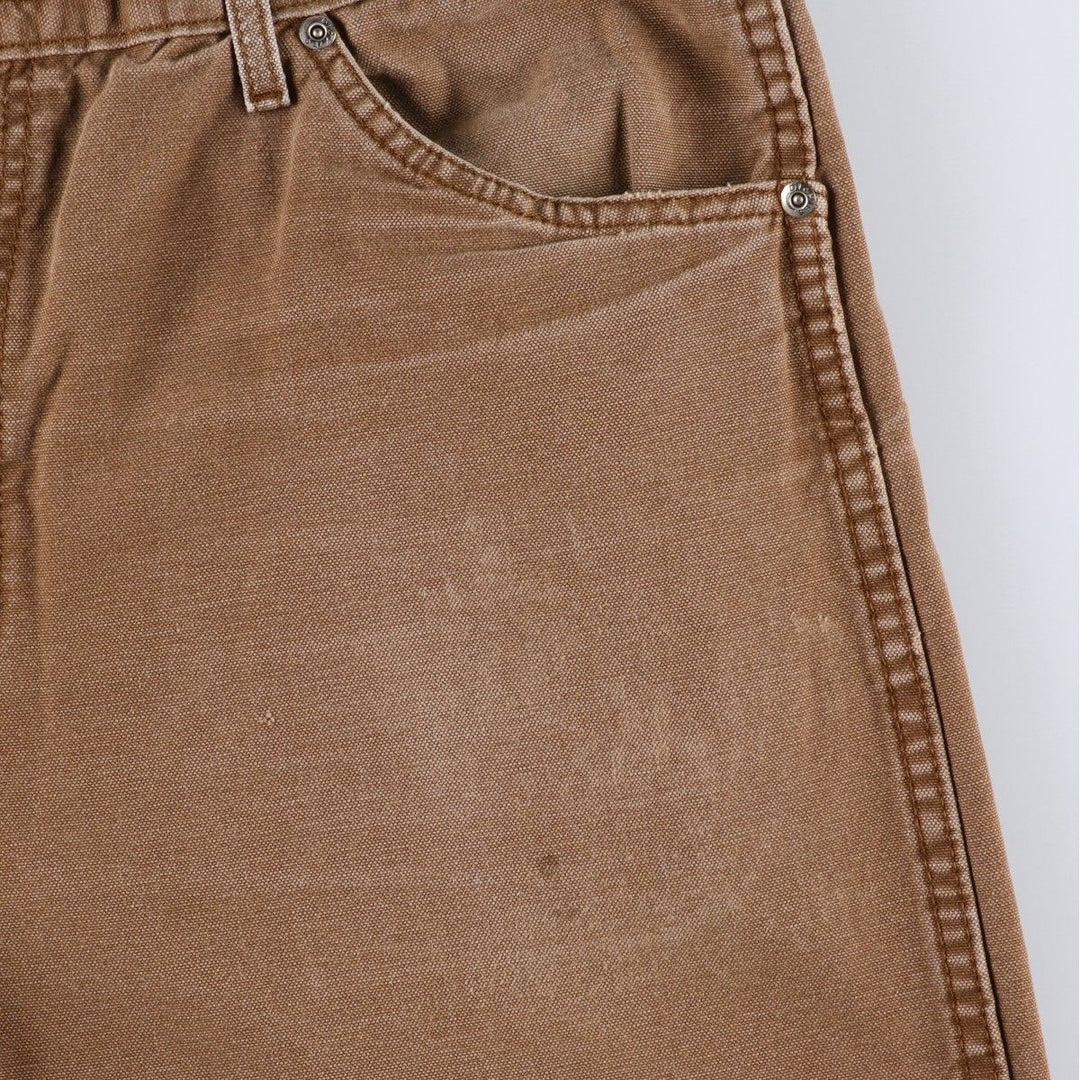 Dickies Relaxed Fit Duck Work Pants, Men's W37 (approx.) cotton brown type Vintage Second Hand