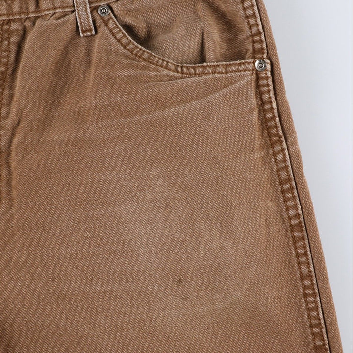 Dickies Relaxed Fit Duck Work Pants, Men's W37 (approx.) cotton brown type Vintage Second Hand