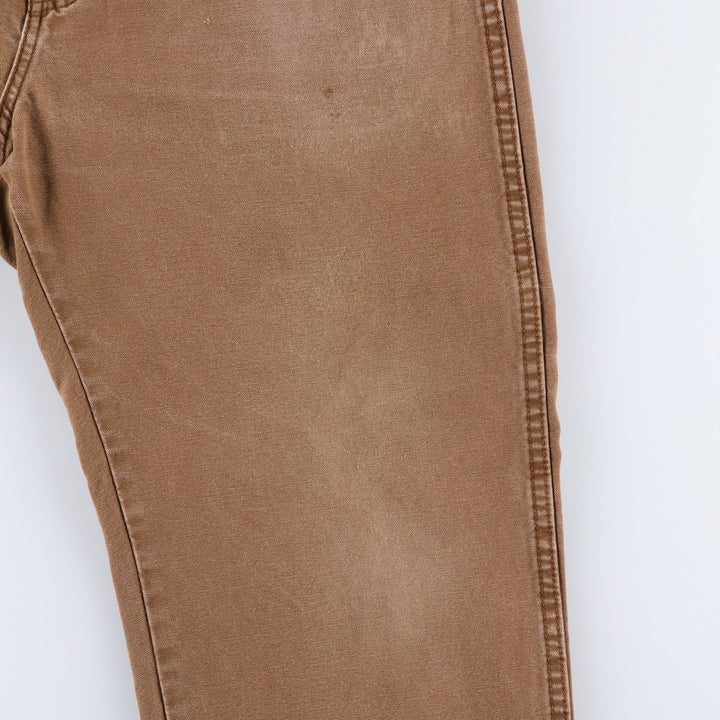 Dickies Relaxed Fit Duck Work Pants, Men's W37 (approx.) cotton brown type Vintage Second Hand
