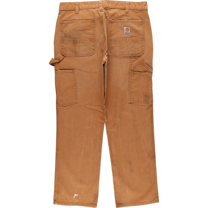 Carhartt Relaxed Fit Duck Painter Pants, Men's, W35 equivalent cotton ocher yellow type Vintage Second Hand