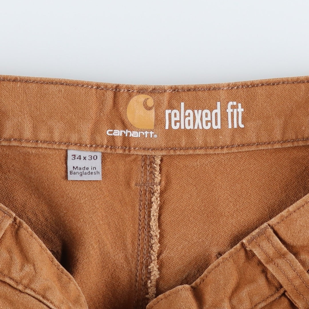 Carhartt Relaxed Fit Duck Painter Pants, Men's, W35 equivalent cotton ocher yellow type Vintage Second Hand