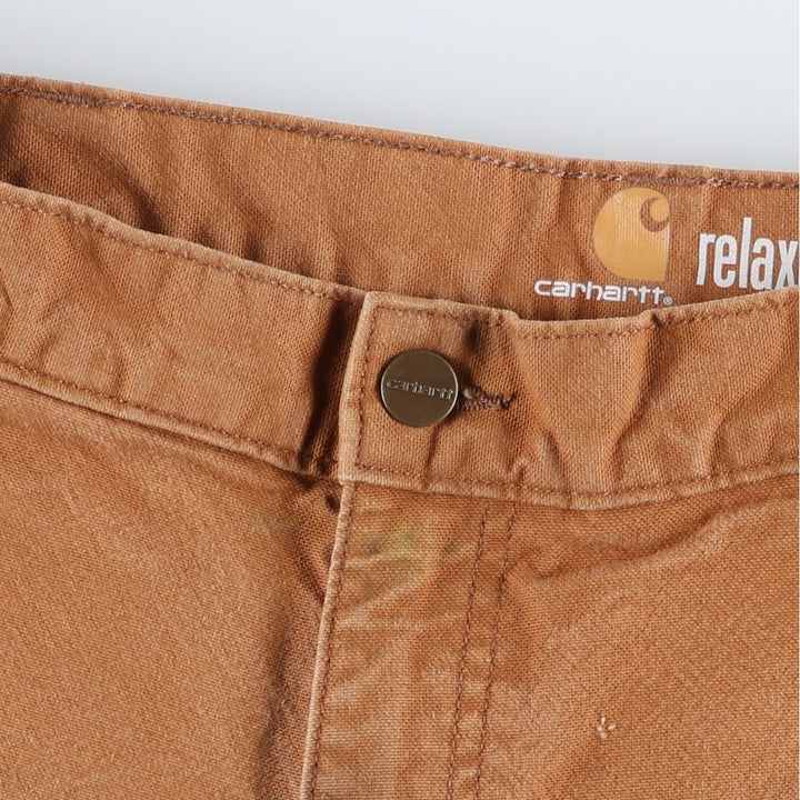 Carhartt Relaxed Fit Duck Painter Pants, Men's, W35 equivalent cotton ocher yellow type Vintage Second Hand