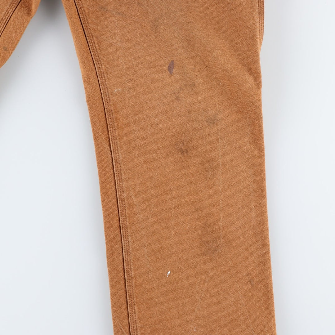 Carhartt Relaxed Fit Duck Painter Pants, Men's, W35 equivalent cotton ocher yellow type Vintage Second Hand
