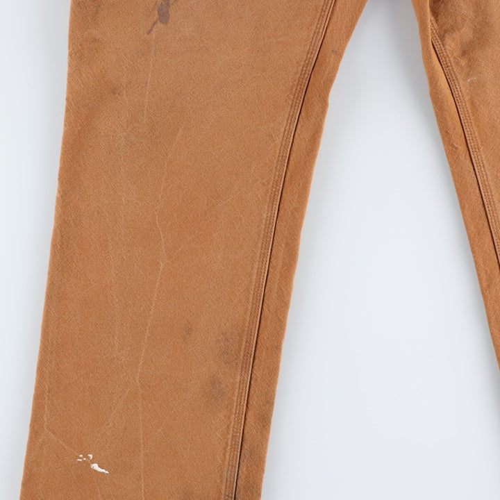 Carhartt Relaxed Fit Duck Painter Pants, Men's, W35 equivalent cotton ocher yellow type Vintage Second Hand