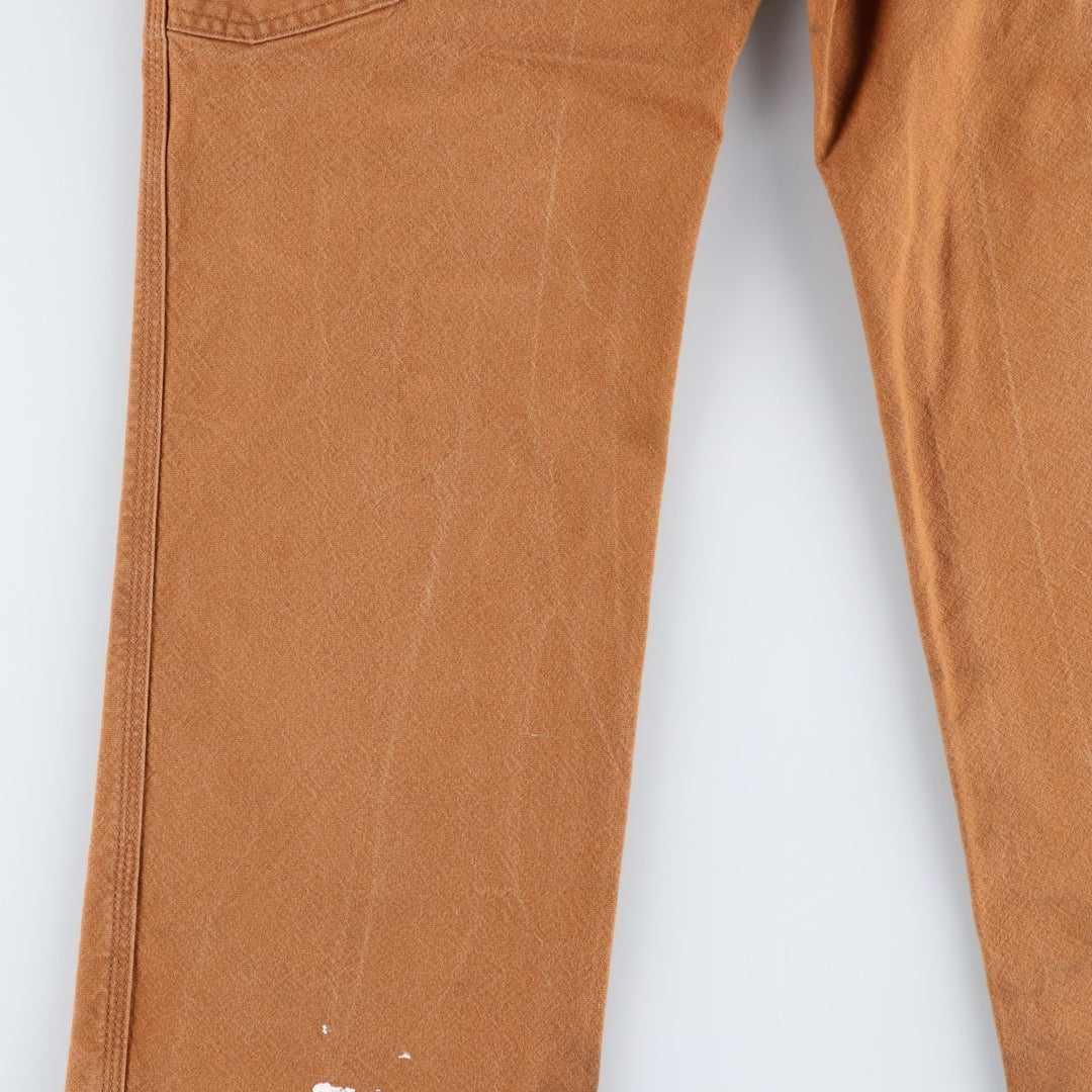 Carhartt Relaxed Fit Duck Painter Pants, Men's, W35 equivalent cotton ocher yellow type Vintage Second Hand
