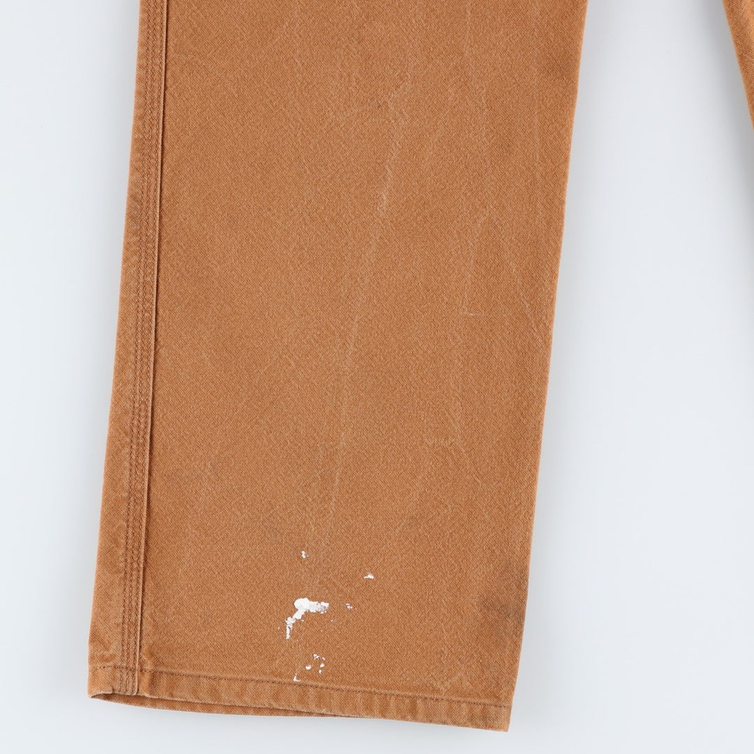 Carhartt Relaxed Fit Duck Painter Pants, Men's, W35 equivalent cotton ocher yellow type Vintage Second Hand