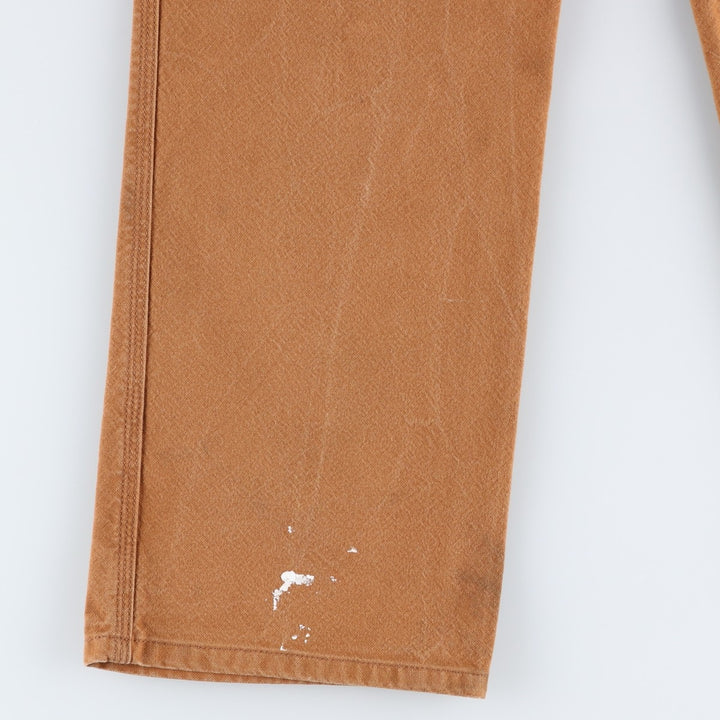 Carhartt Relaxed Fit Duck Painter Pants, Men's, W35 equivalent cotton ocher yellow type Vintage Second Hand