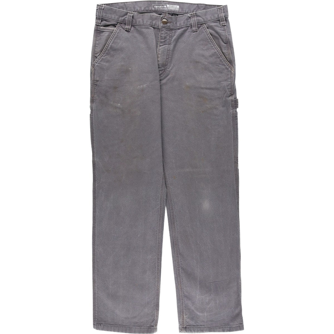 Carhartt Relaxed Fit Duck Painter Pants, Men's, Size 34 cotton gray type Vintage Second Hand