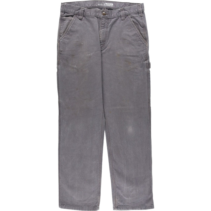 Carhartt Relaxed Fit Duck Painter Pants, Men's, Size 34 cotton gray type Vintage Second Hand