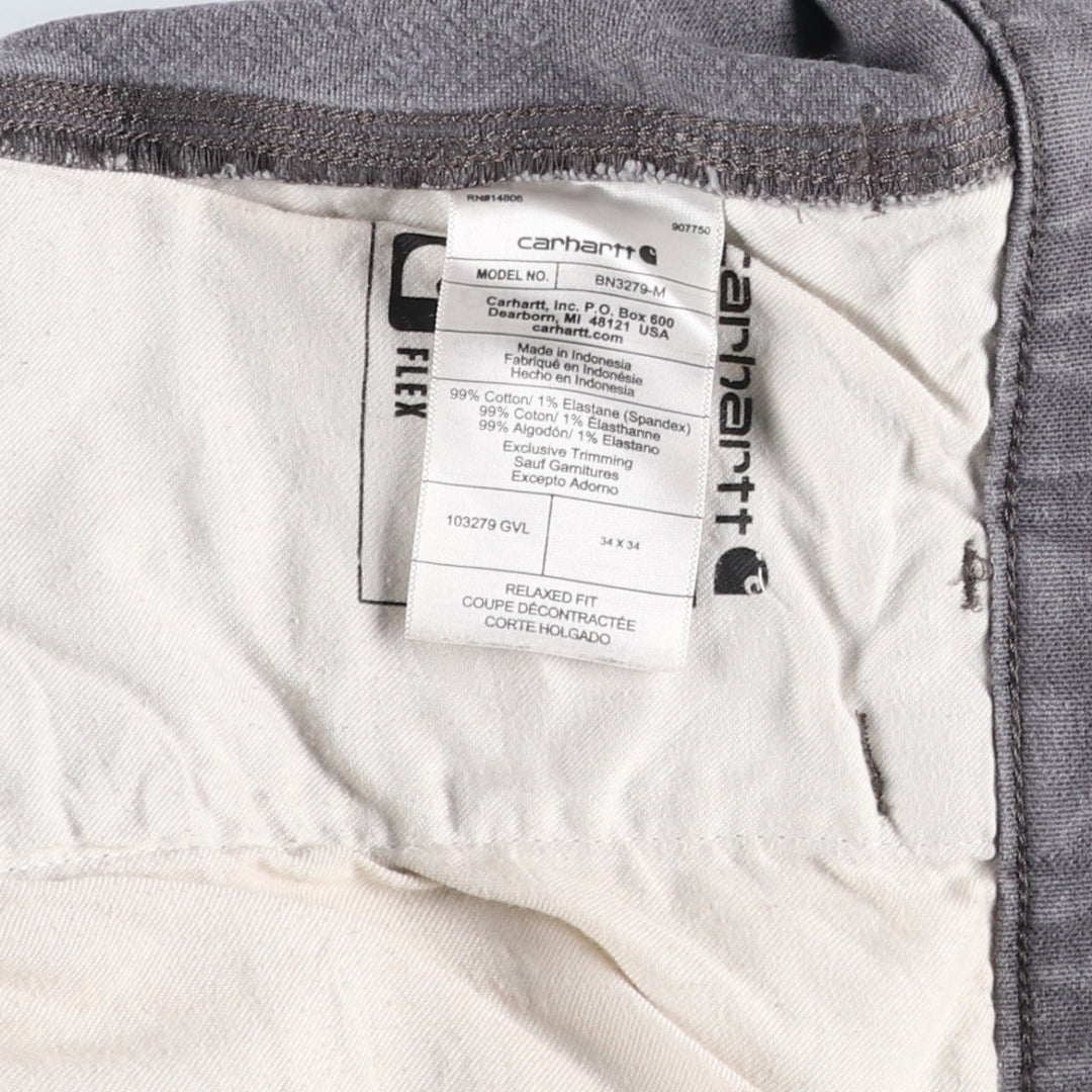 Carhartt Relaxed Fit Duck Painter Pants, Men's, Size 34 cotton gray type Vintage Second Hand