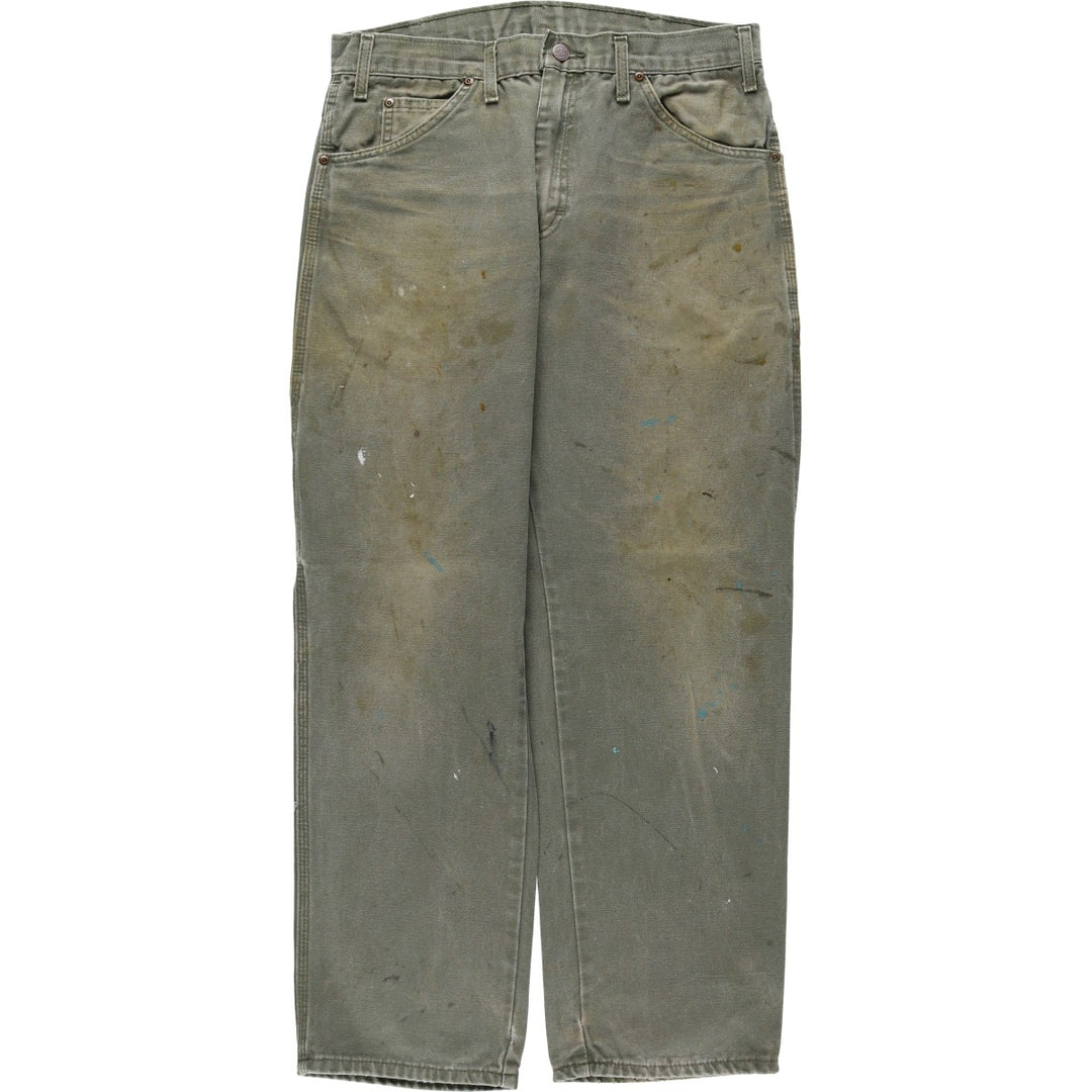 Dickies Duck Painter Pants Men's W33 equivalent cotton gray type Vintage Second Hand
