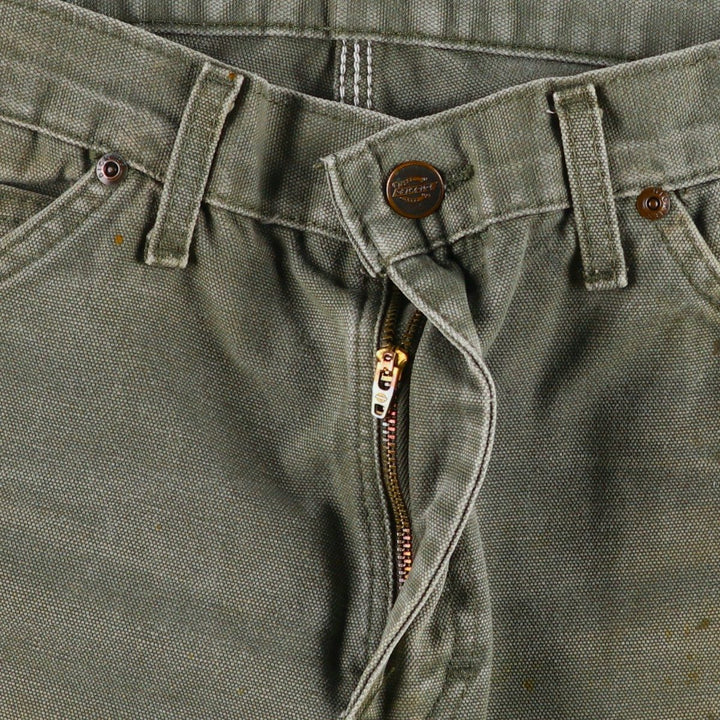 Dickies Duck Painter Pants Men's W33 equivalent cotton gray type Vintage Second Hand