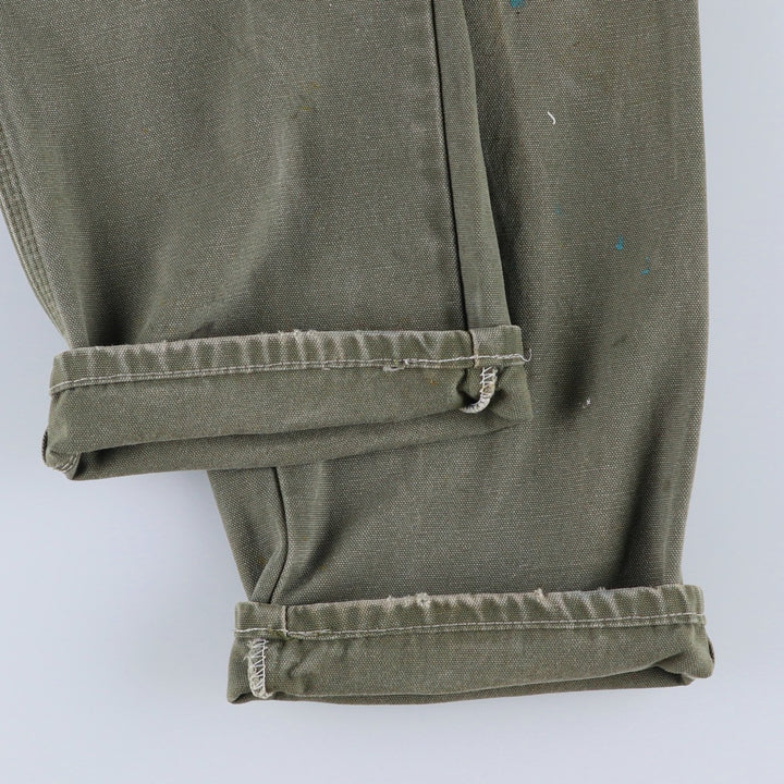 Dickies Duck Painter Pants Men's W33 equivalent cotton gray type Vintage Second Hand