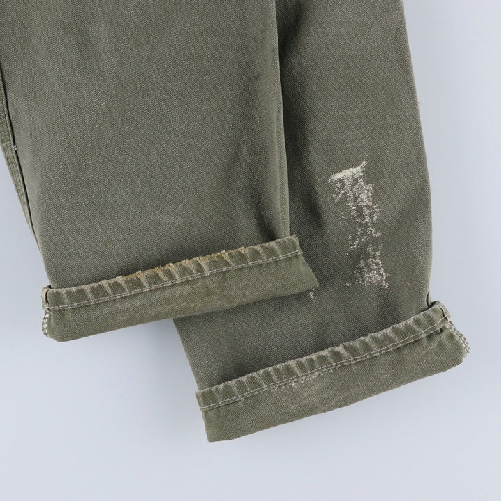 Dickies Duck Painter Pants Men's W33 equivalent cotton gray type Vintage Second Hand