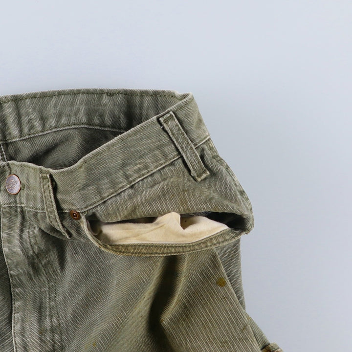 Dickies Duck Painter Pants Men's W33 equivalent cotton gray type Vintage Second Hand