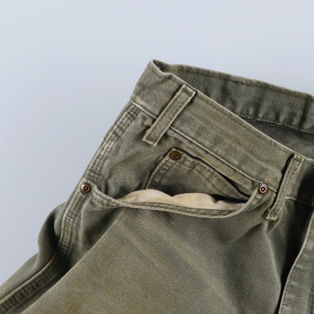 Dickies Duck Painter Pants Men's W33 equivalent cotton gray type Vintage Second Hand