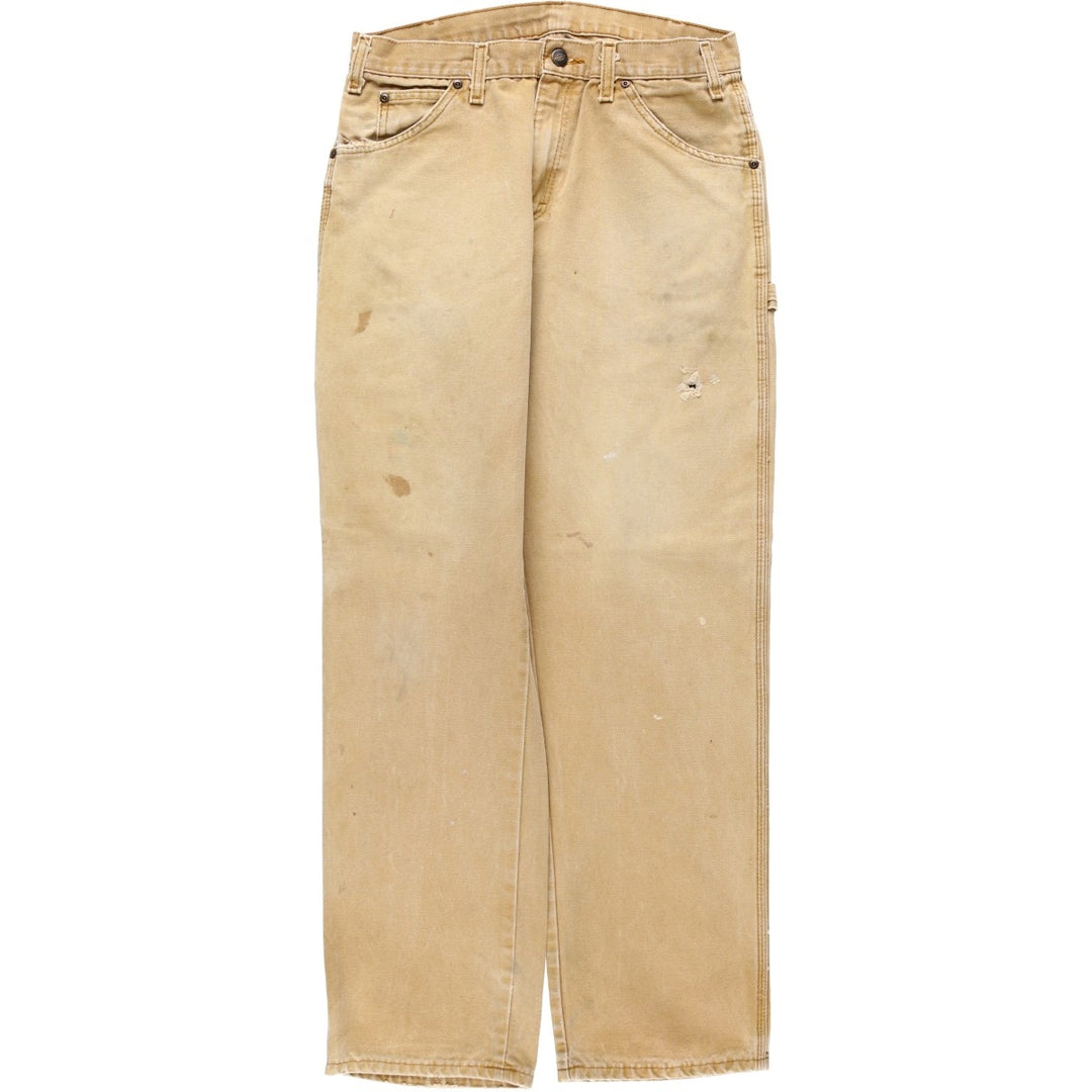 Dickies Duck Painter Pants Men's W32 equivalent cotton Beige type Vintage Second Hand