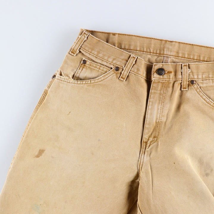 Dickies Duck Painter Pants Men's W32 equivalent cotton Beige type Vintage Second Hand