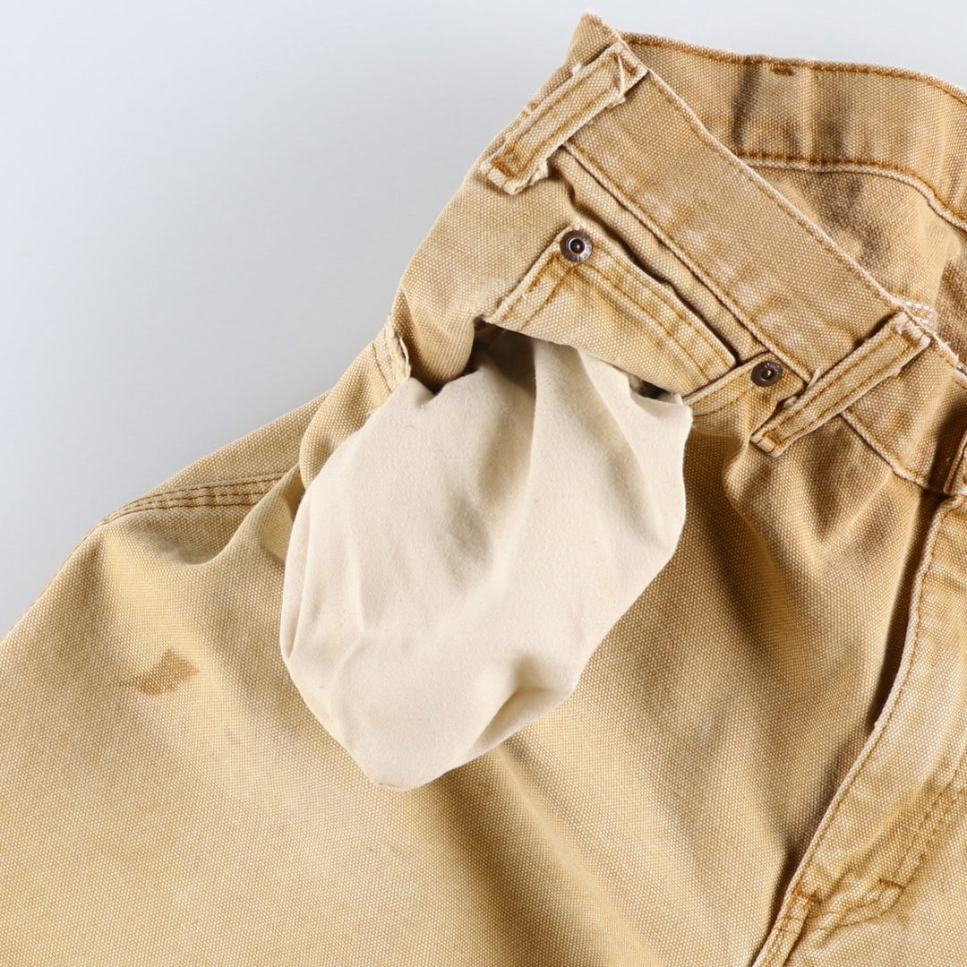 Dickies Duck Painter Pants Men's W32 equivalent cotton Beige type Vintage Second Hand