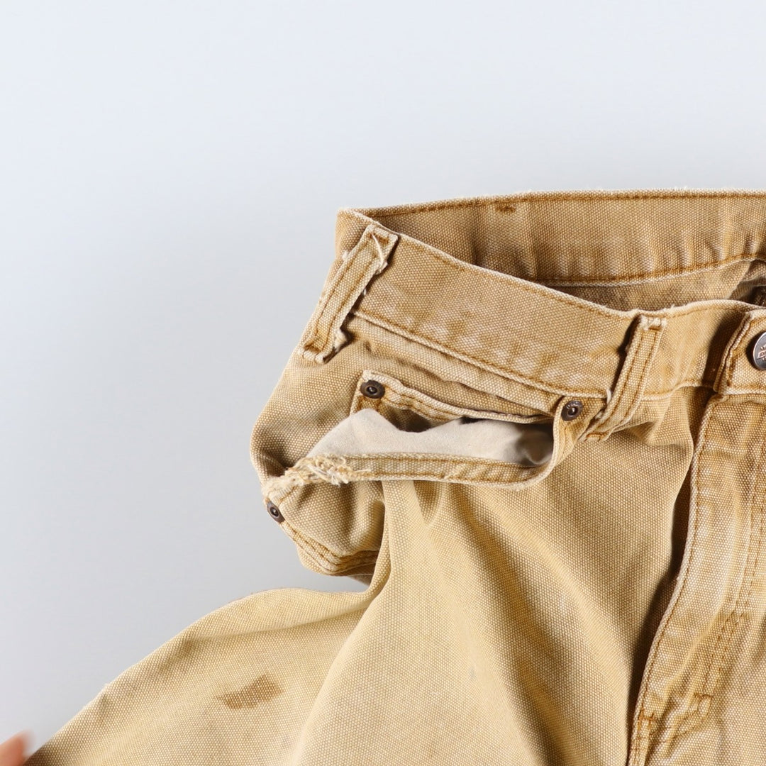 Dickies Duck Painter Pants Men's W32 equivalent cotton Beige type Vintage Second Hand