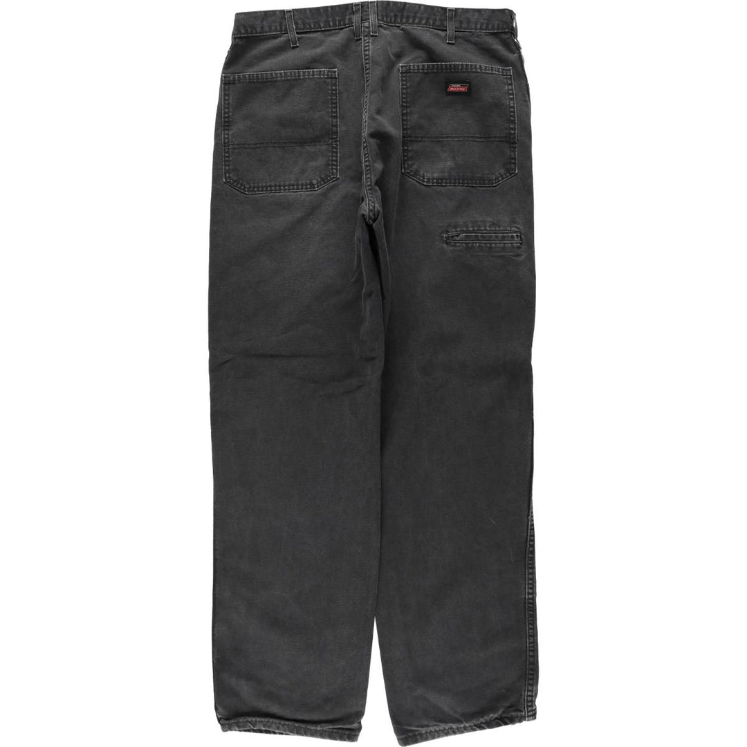 90s-00'S Dickies Duck Work Pants, Men's W37 (approx.), Vintage cotton black type Vintage Second Hand