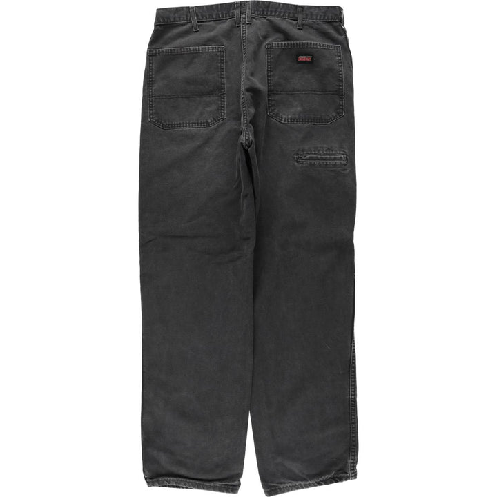 90s-00'S Dickies Duck Work Pants, Men's W37 (approx.), Vintage cotton black type Vintage Second Hand
