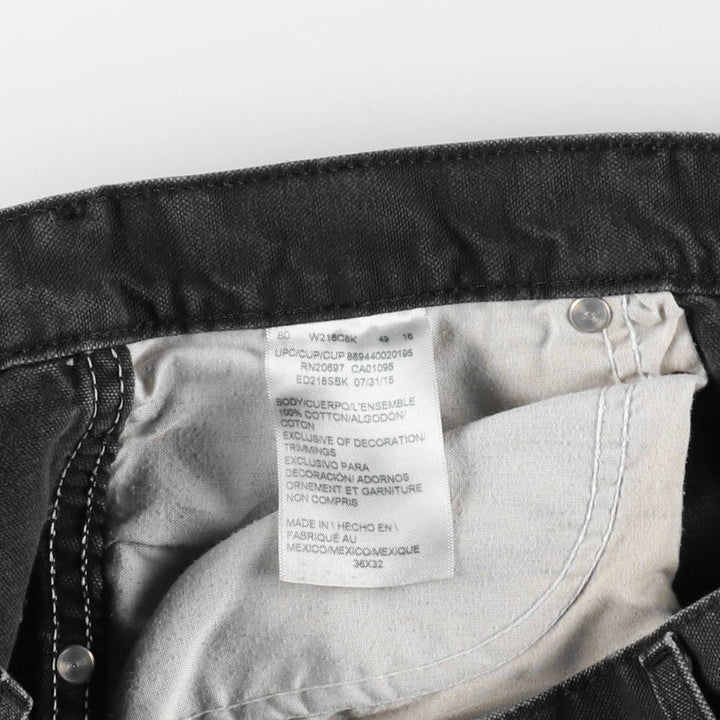 90s-00'S Dickies Duck Work Pants, Men's W37 (approx.), Vintage cotton black type Vintage Second Hand