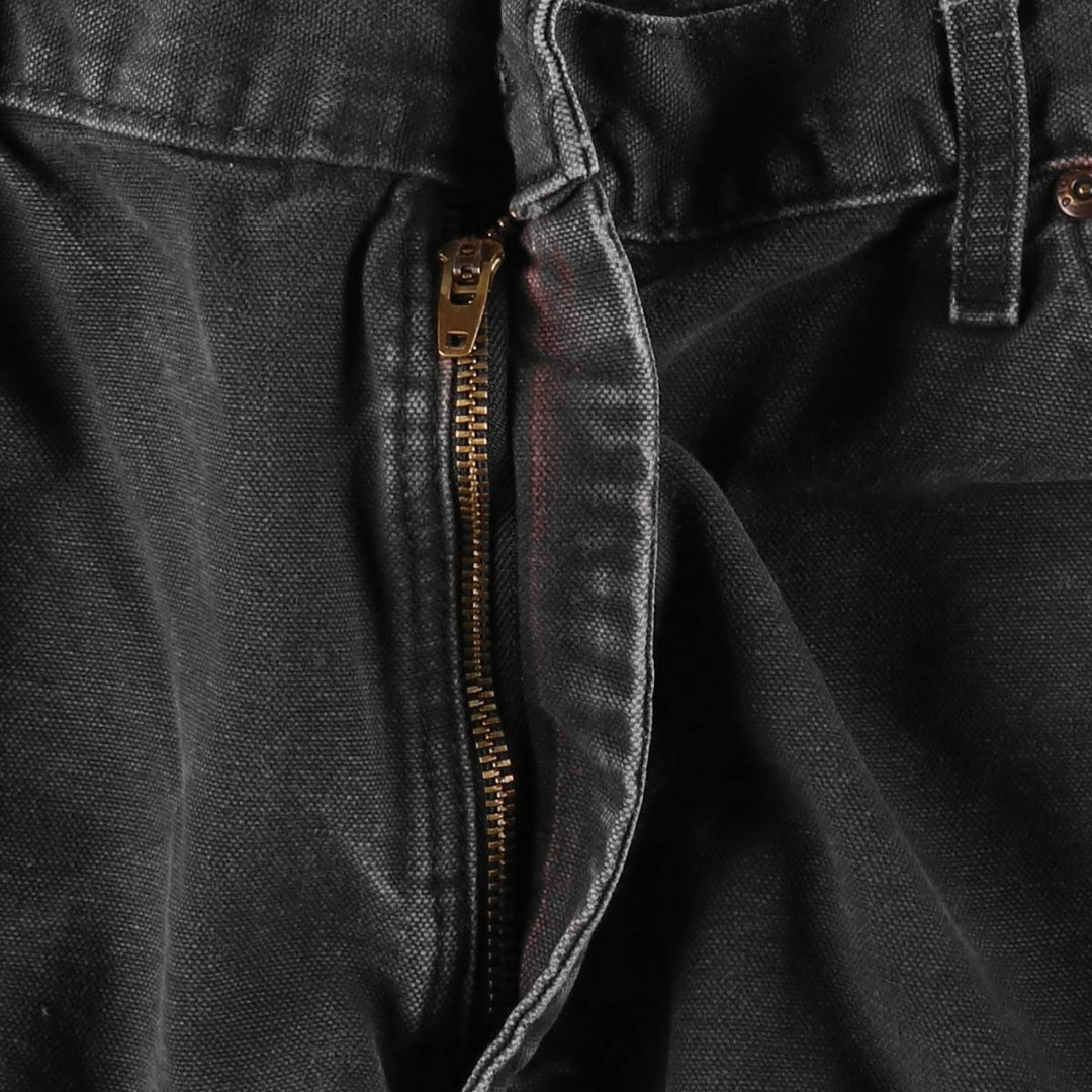 90s-00'S Dickies Duck Work Pants, Men's W37 (approx.), Vintage cotton black type Vintage Second Hand
