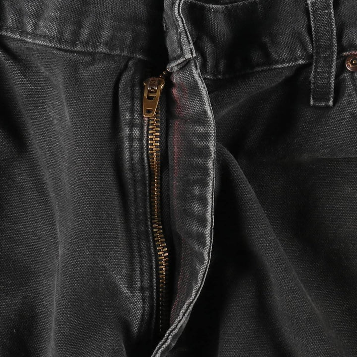 90s-00'S Dickies Duck Work Pants, Men's W37 (approx.), Vintage cotton black type Vintage Second Hand