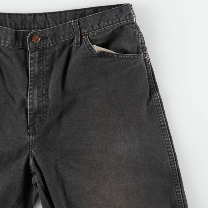 90s-00'S Dickies Duck Work Pants, Men's W37 (approx.), Vintage cotton black type Vintage Second Hand