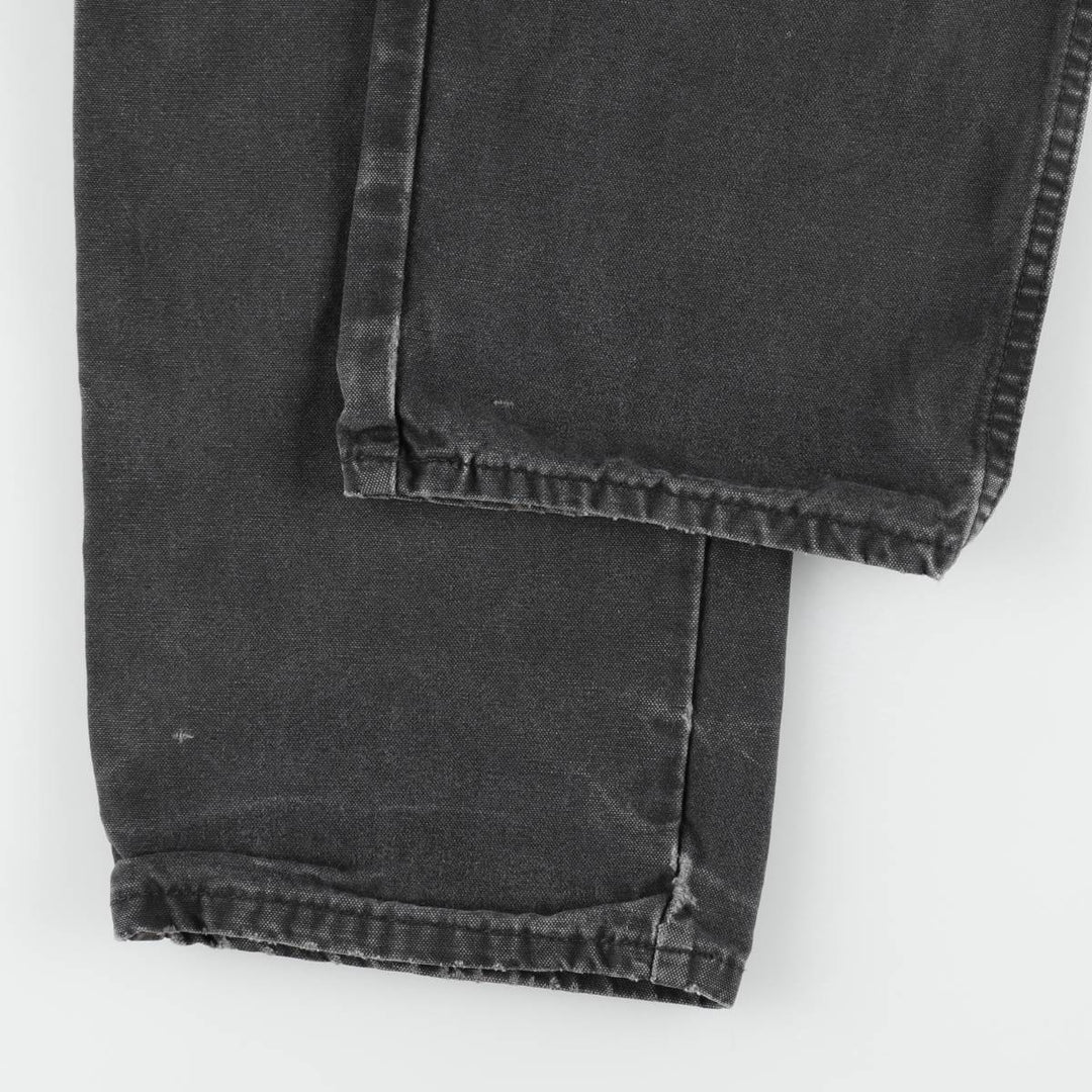 90s-00'S Dickies Duck Work Pants, Men's W37 (approx.), Vintage cotton black type Vintage Second Hand