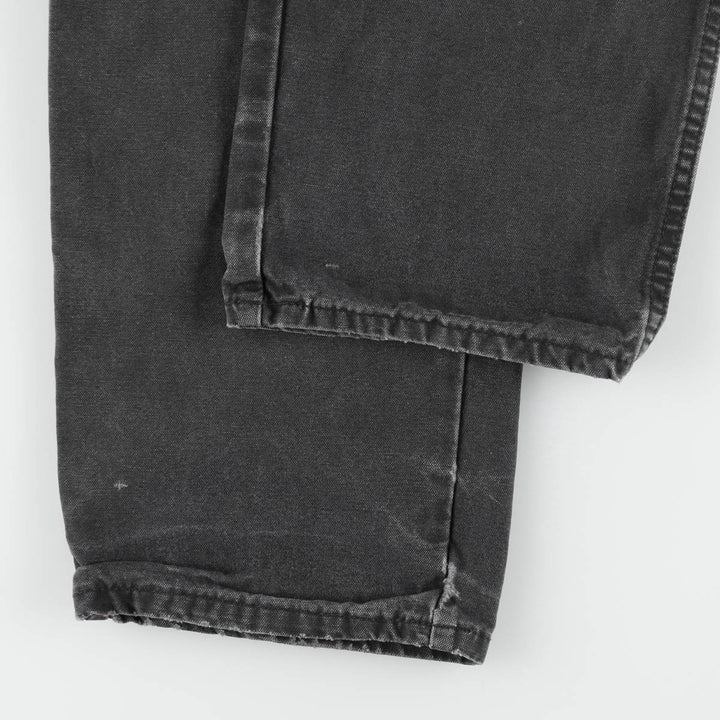 90s-00'S Dickies Duck Work Pants, Men's W37 (approx.), Vintage cotton black type Vintage Second Hand
