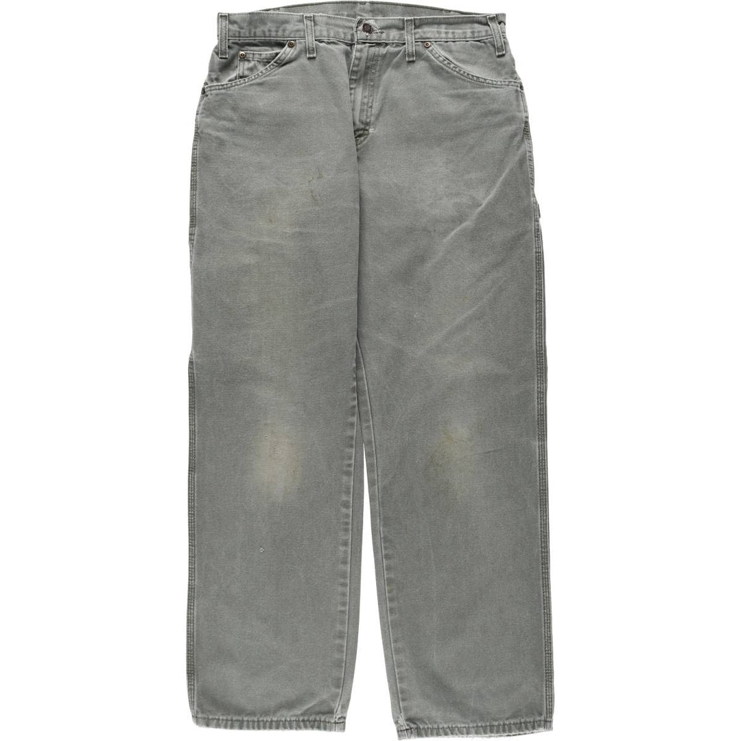 Dickies Duck Painter Pants Men's W32 equivalent cotton Khaki type Vintage Second Hand
