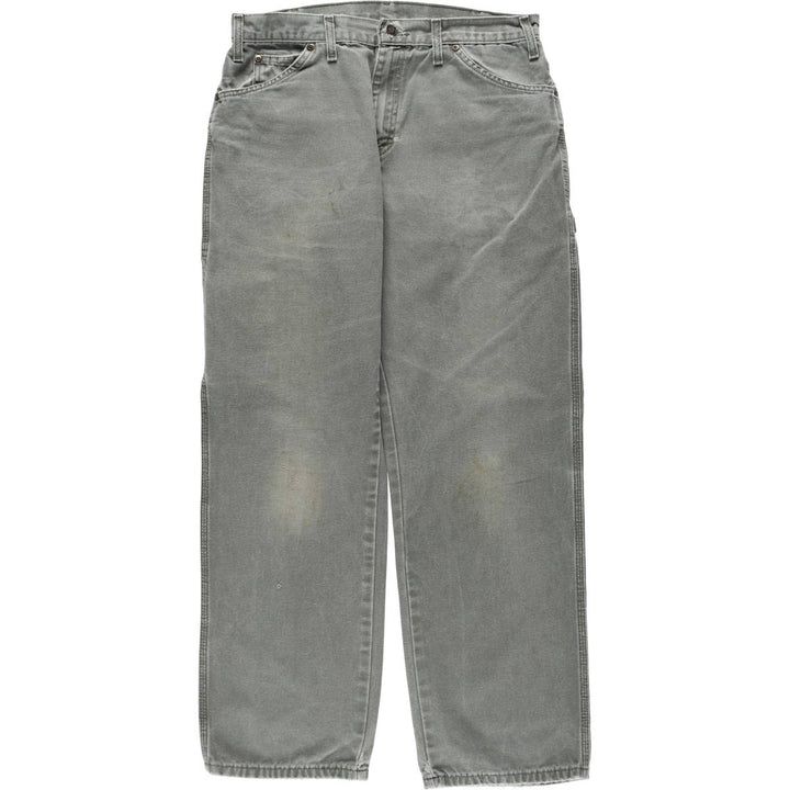 Dickies Duck Painter Pants Men's W32 equivalent cotton Khaki type Vintage Second Hand
