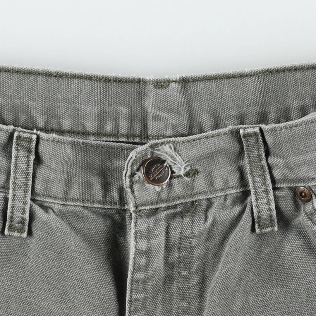 Dickies Duck Painter Pants Men's W32 equivalent cotton Khaki type Vintage Second Hand