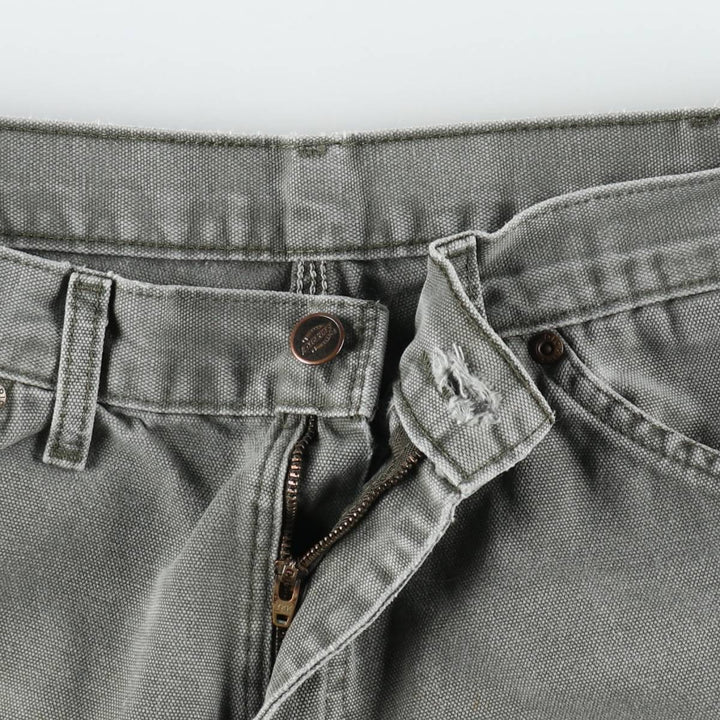 Dickies Duck Painter Pants Men's W32 equivalent cotton Khaki type Vintage Second Hand