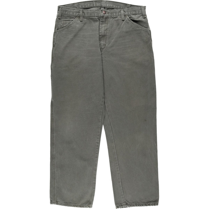 Dickies Relaxed Fit Duck Painter Pants Men's W37 cotton Khaki type Vintage Second Hand