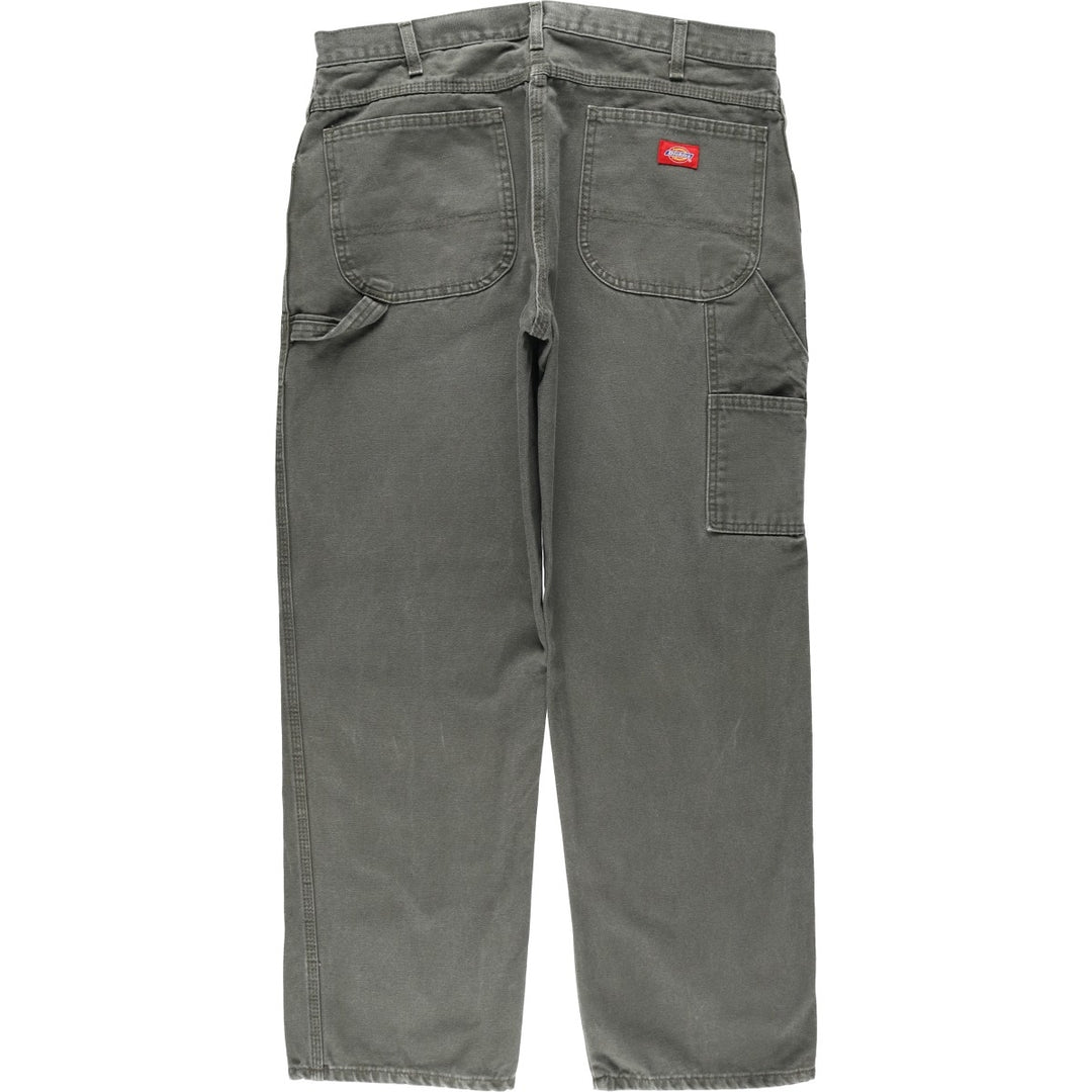 Dickies Relaxed Fit Duck Painter Pants Men's W37 cotton Khaki type Vintage Second Hand